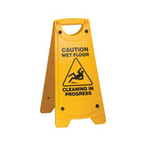 Caution Wet Floor Sign Yellow - Modern Teaching Aids NZ