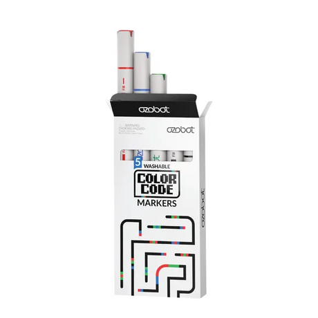Ozobot Colour Code Markers 5-pack - Washable - Modern Teaching Aids NZ