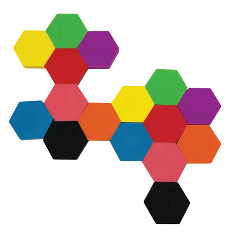 Silicon Hexagon Set of 21