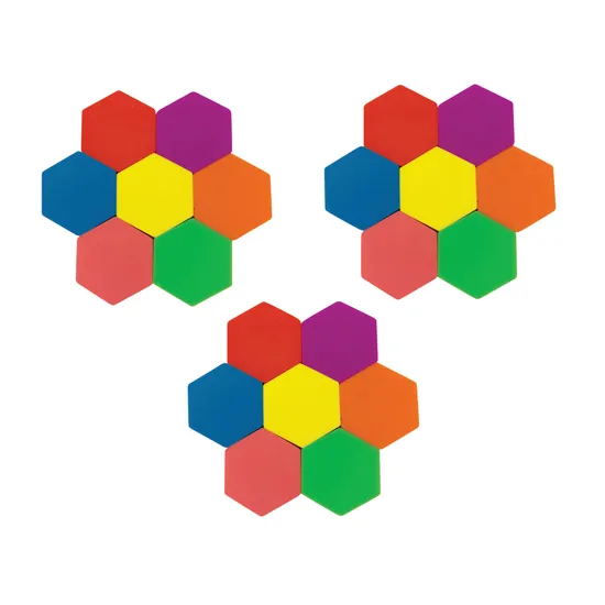 Silicon Hexagon Set of 21