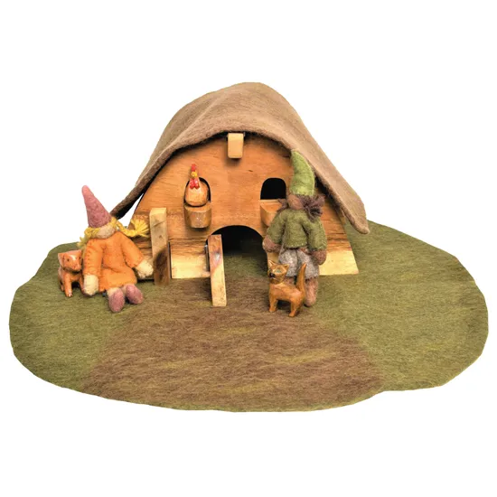 Felt Gnome House Set