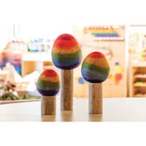 Rainbow Felt Trees Set of 3 - Modern Teaching Aids NZ