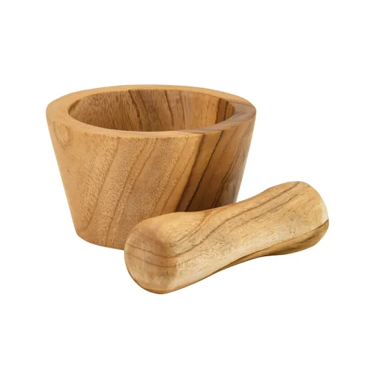 Wooden Mortar and Pestle - 11cm - Modern Teaching Aids NZ