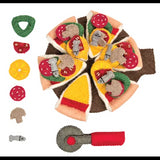 Felt Pizza Set 38 Pieces - Modern Teaching Aids NZ