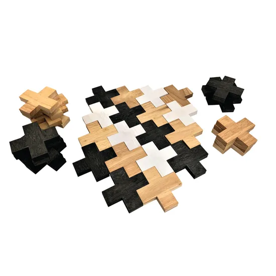 Plus Timber Blocks - 45 pieces - Modern Teaching Aids NZ