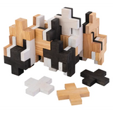 Plus Timber Blocks - 45 pieces - Modern Teaching Aids NZ