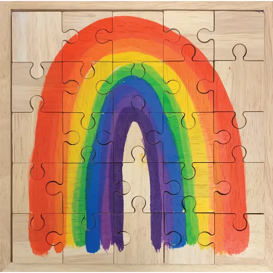 Bright Rainbow Puzzle - 25 Pieces - Modern Teaching Aids NZ