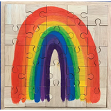 Bright Rainbow Puzzle - 25 Pieces - Modern Teaching Aids NZ