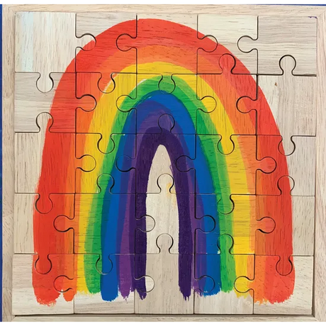 Bright Rainbow Puzzle - 25 Pieces - Modern Teaching Aids NZ