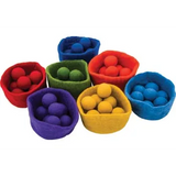 Rainbow Bowl and Ball Set of 7 - Modern Teaching Aids NZ