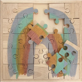 Earth Rainbow Puzzle - 25 Pieces - Modern Teaching Aids NZ