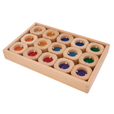 Rainbow Window Block Set - 15 pieces - Modern Teaching Aids NZ