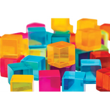 Transparent Lucite Blocks - 40 pieces - Modern Teaching Aids NZ