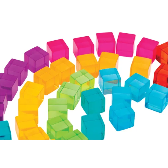 Transparent Lucite Blocks - 40 pieces - Modern Teaching Aids NZ