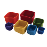 Fair Trade - Felt Rainbow Storage & Stacking Cubes - Modern Teaching Aids NZ