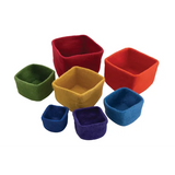 Fair Trade - Felt Rainbow Storage & Stacking Cubes - Modern Teaching Aids NZ