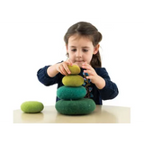 Felt Stacking Set - Green 5 pcs - Modern Teaching Aids NZ