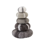 Felt Stacking Set - Stone Greys 5 pcs - Modern Teaching Aids NZ