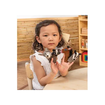 Felt Finger Puppets - Woodland Animals - Modern Teaching Aids NZ