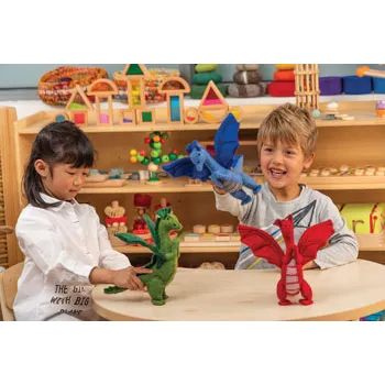 Felt Dragons - Set of 3 - Modern Teaching Aids NZ