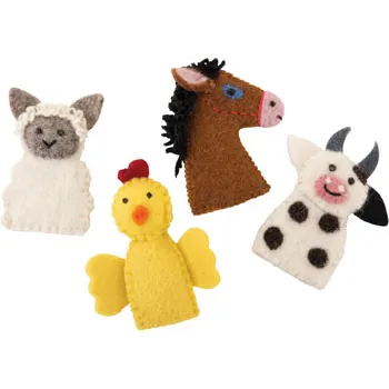 Felt Finger Puppets - Farm Animals - Modern Teaching Aids NZ
