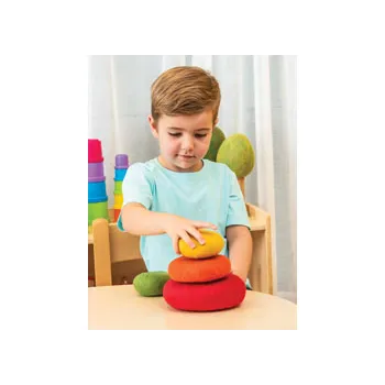 Felt Stacking Set - Rainbow 5 pcs - Modern Teaching Aids NZ