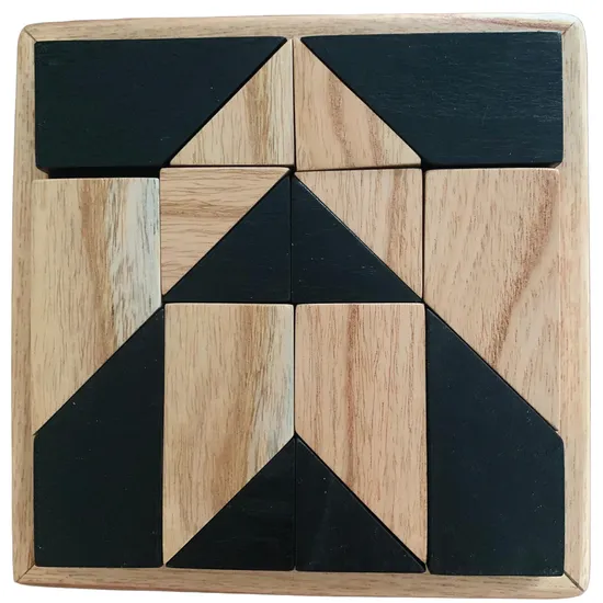 Trapezoid and Traingle Puzzle - 16 Pieces