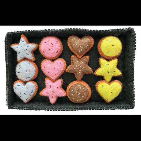Felt Biscuits in a Tray 13 Pieces - Modern Teaching Aids NZ