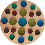 Mandala Lucite Pegs Cool Tone 21 Pieces