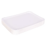 White Rectangle Paper Plates - Pack of 50