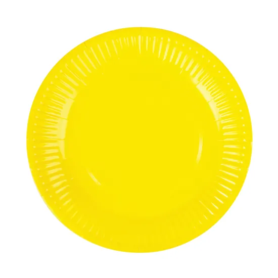 Coloured Round Paper Plates 18 cm - Pack of 50
