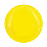 Coloured Round Paper Plates 18 cm - Pack of 50