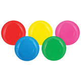 Coloured Round Paper Plates 18 cm - Pack of 50