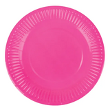 Coloured Round Paper Plates 23 cm - Pack of 50