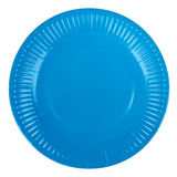 Coloured Round Paper Plates 23 cm - Pack of 50