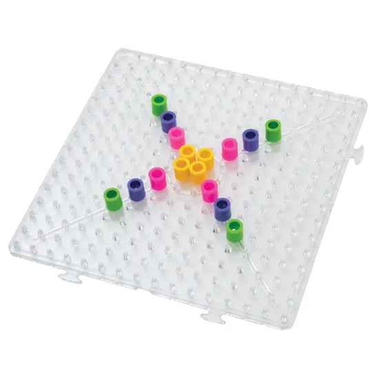 Jumbo Iron on Bead Board, Square - Pack of 5 - Modern Teaching Aids NZ