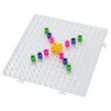 Jumbo Iron on Bead Board, Square - Pack of 5 - Modern Teaching Aids NZ