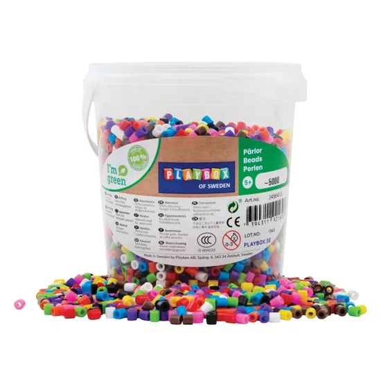 I'm Green Iron On Beads - Pack of 5000 - Modern Teaching Aids NZ