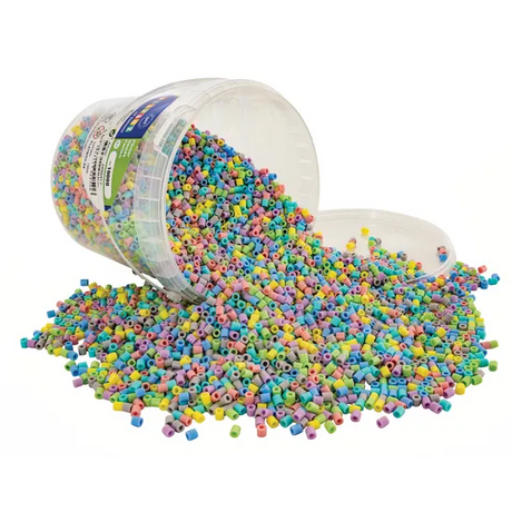 Pastel Iron On Beads - 10 000 Pieces - Modern Teaching Aids NZ
