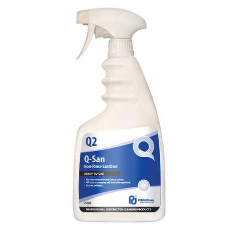 Peerless Q-San Non Rinse Sanitiser - 750ml - Modern Teaching Aids NZ