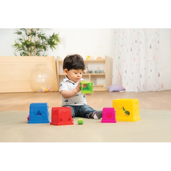 K's Kids - Owl! Stacking bucket - Modern Teaching Aids NZ