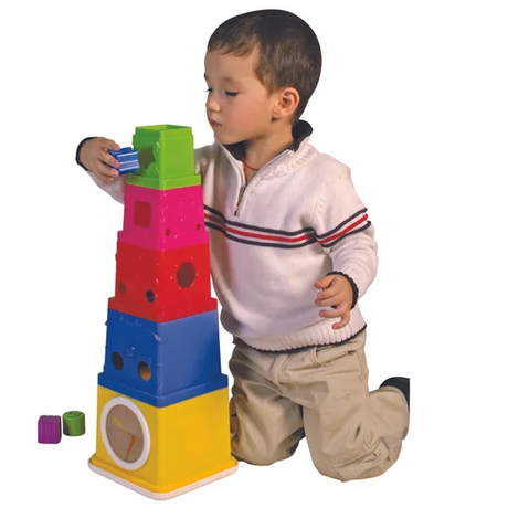 K's Kids - Owl! Stacking bucket - Modern Teaching Aids NZ