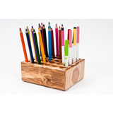 Teachables Scissor Wooden Storage Block - 30 Holes