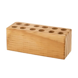 Teachables Scissor Wooden Storage Block - 12 Holes - Modern Teaching Aids NZ