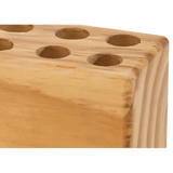 Teachables Scissor Wooden Storage Block - 12 Holes - Modern Teaching Aids NZ