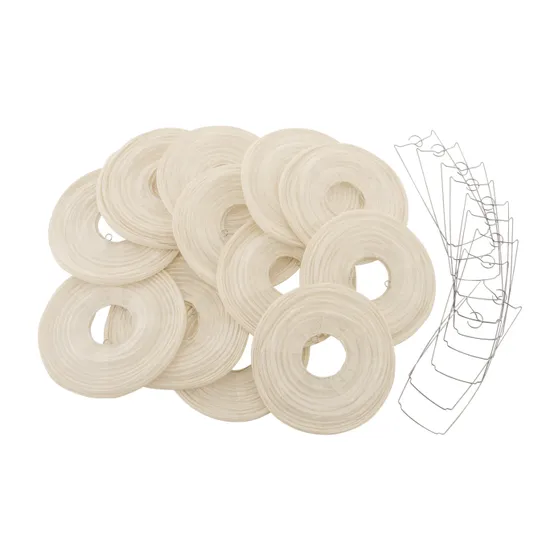 Creatistics Small White Paper Lanterns- Pack of 10 - Modern Teaching Aids NZ