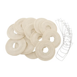 Creatistics Small White Paper Lanterns- Pack of 10 - Modern Teaching Aids NZ