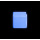Colour Changing LED Stool - Medium 30 x 30 x 30 cm + Adaptor - Modern Teaching Aids NZ