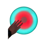 Round Interactive Colour Changing Tile 30 cm + Adaptor - Modern Teaching Aids NZ