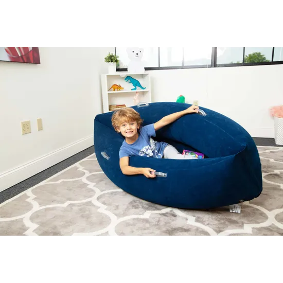 48' Comfy Hugging Peapod Sensory Pod - Blue - Modern Teaching Aids NZ